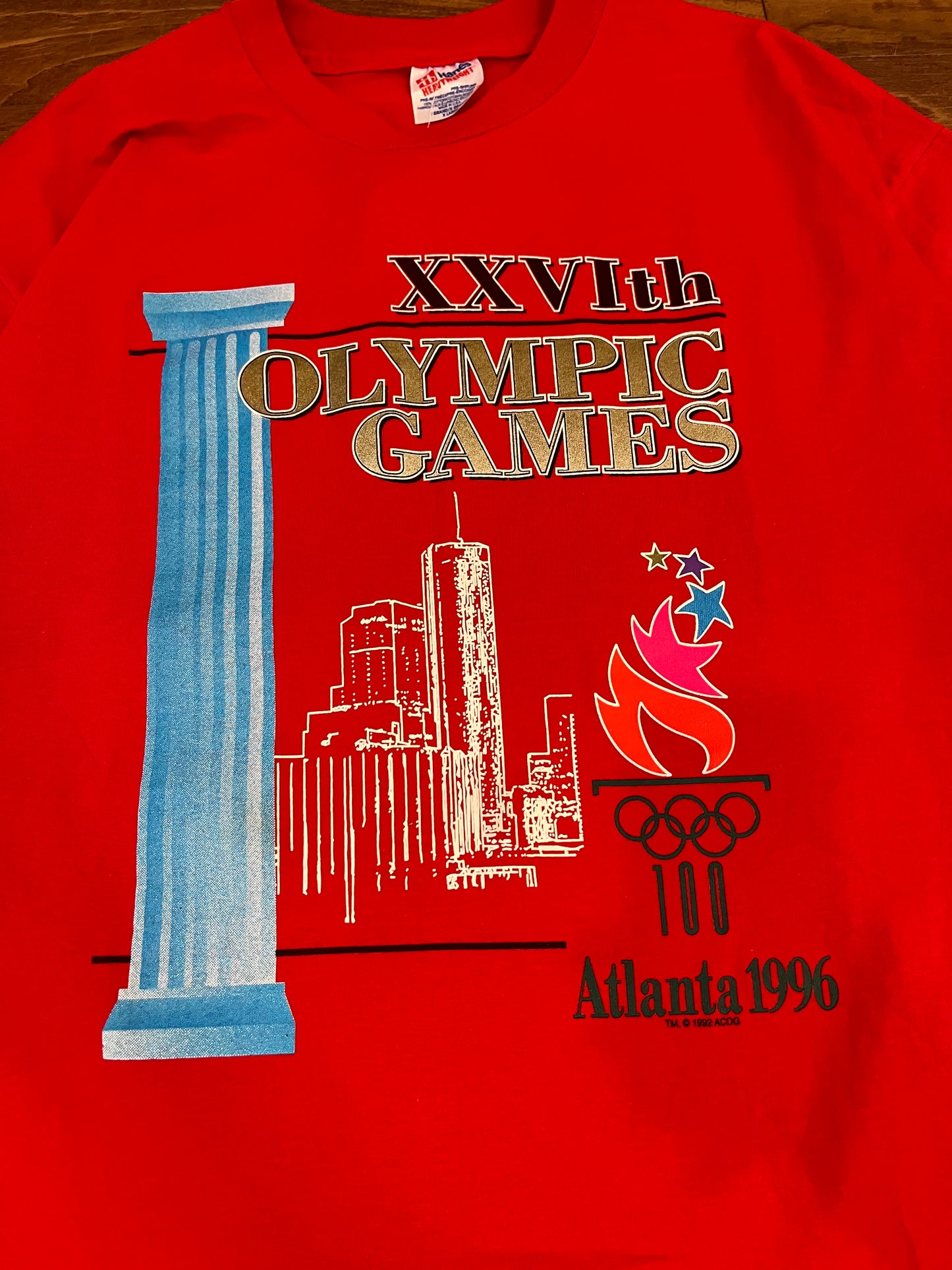 1996 Atlanta Olympics Deadstock Red Tee (XL)