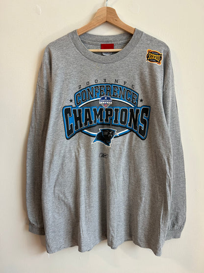 2003 Carolina Panthers NFC Champions Long-Sleeve Shirt (XL)