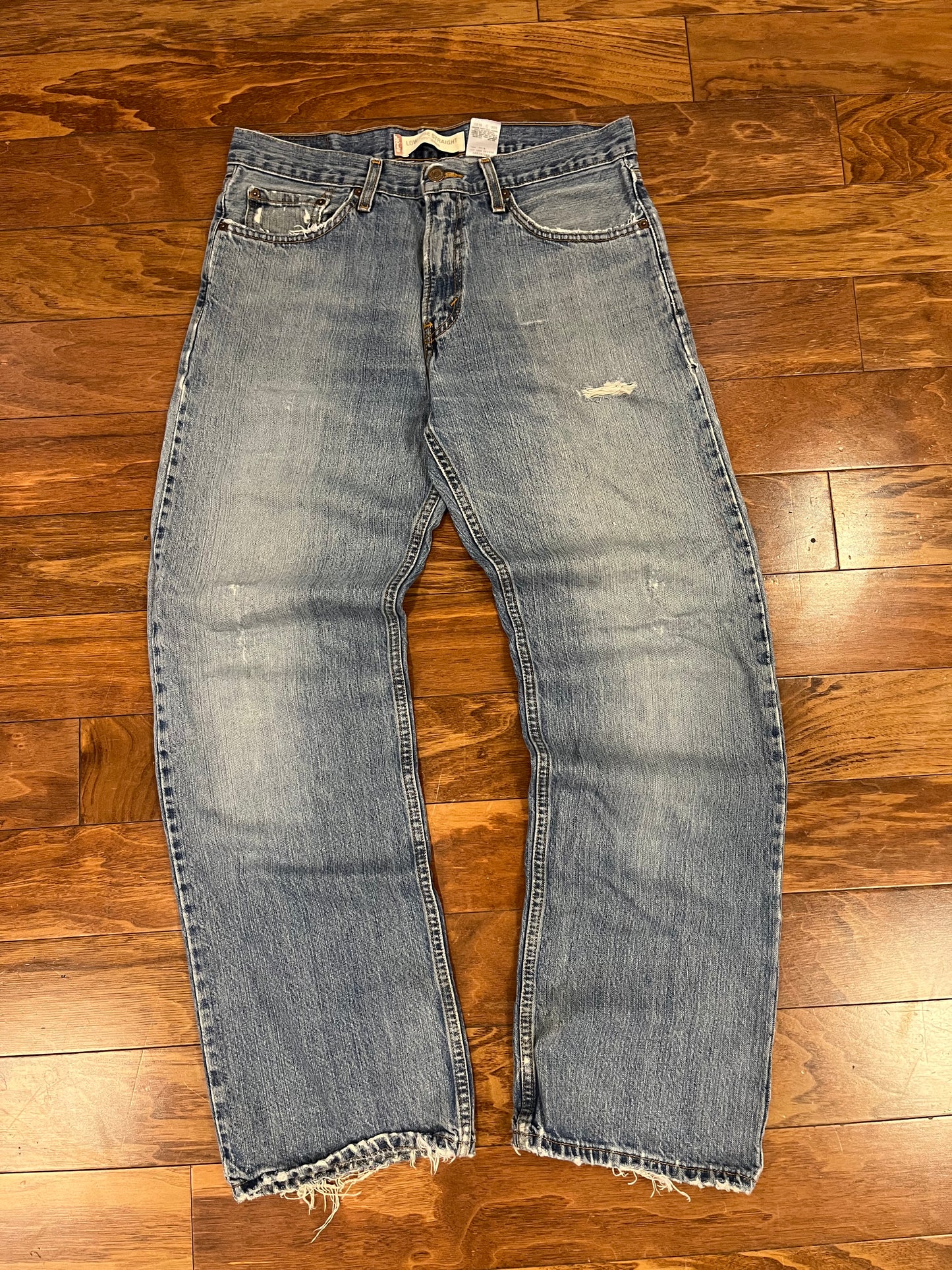 2004 Levi's 529 Low Rise Straight Jeans (33 x 32)