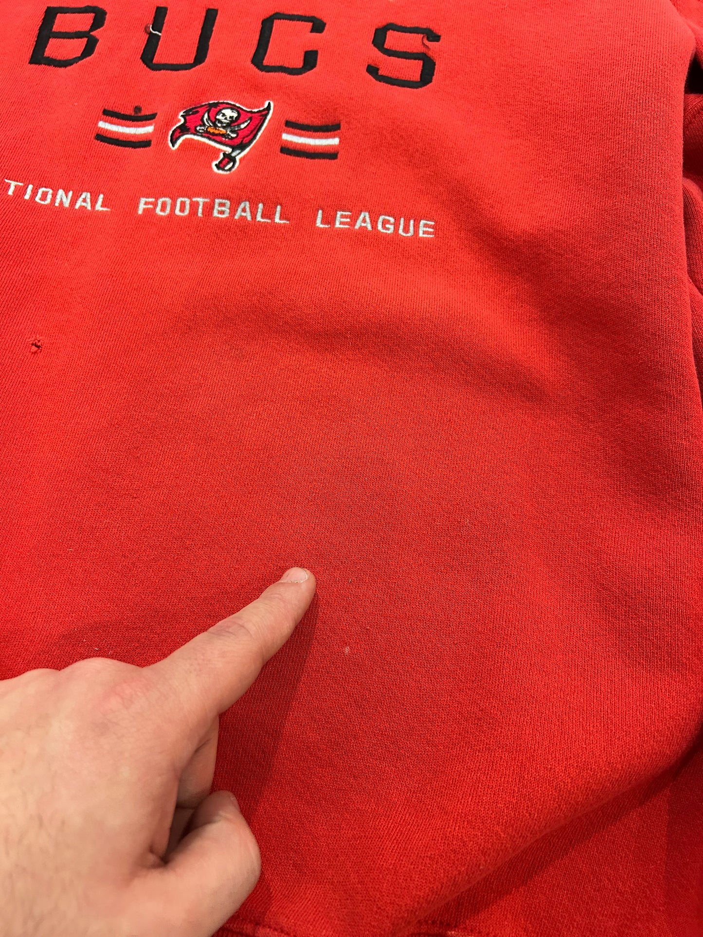 00s Tampa Bay Buccaneers Lee Embroidered Crewneck (XL)
