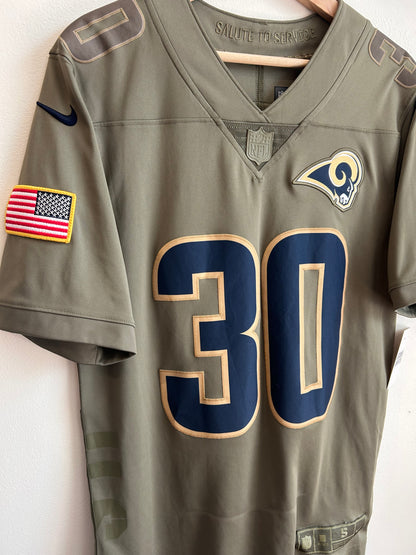 2017 Rams Todd Gurley II NFL "Salute to Service" Jersey (S)