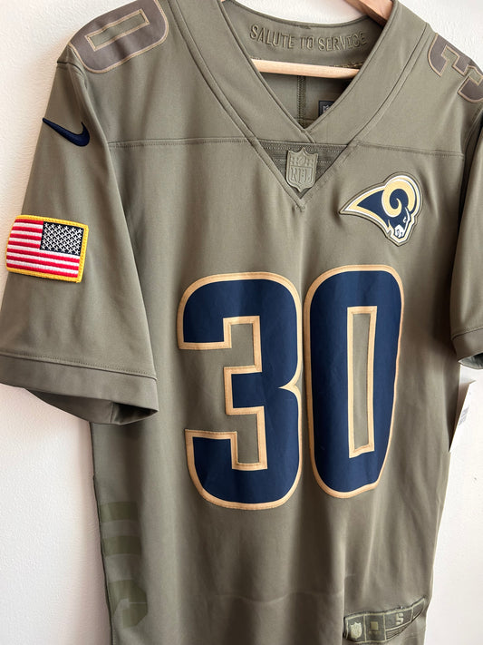 2017 Rams Todd Gurley II NFL "Salute to Service" Jersey (S)
