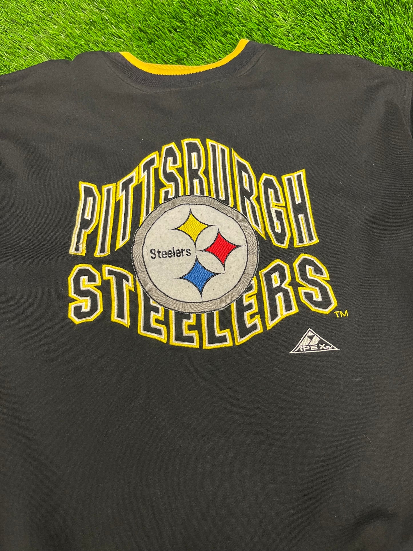 90s Pittsburgh Steelers Embroidered Crewneck (XL)
