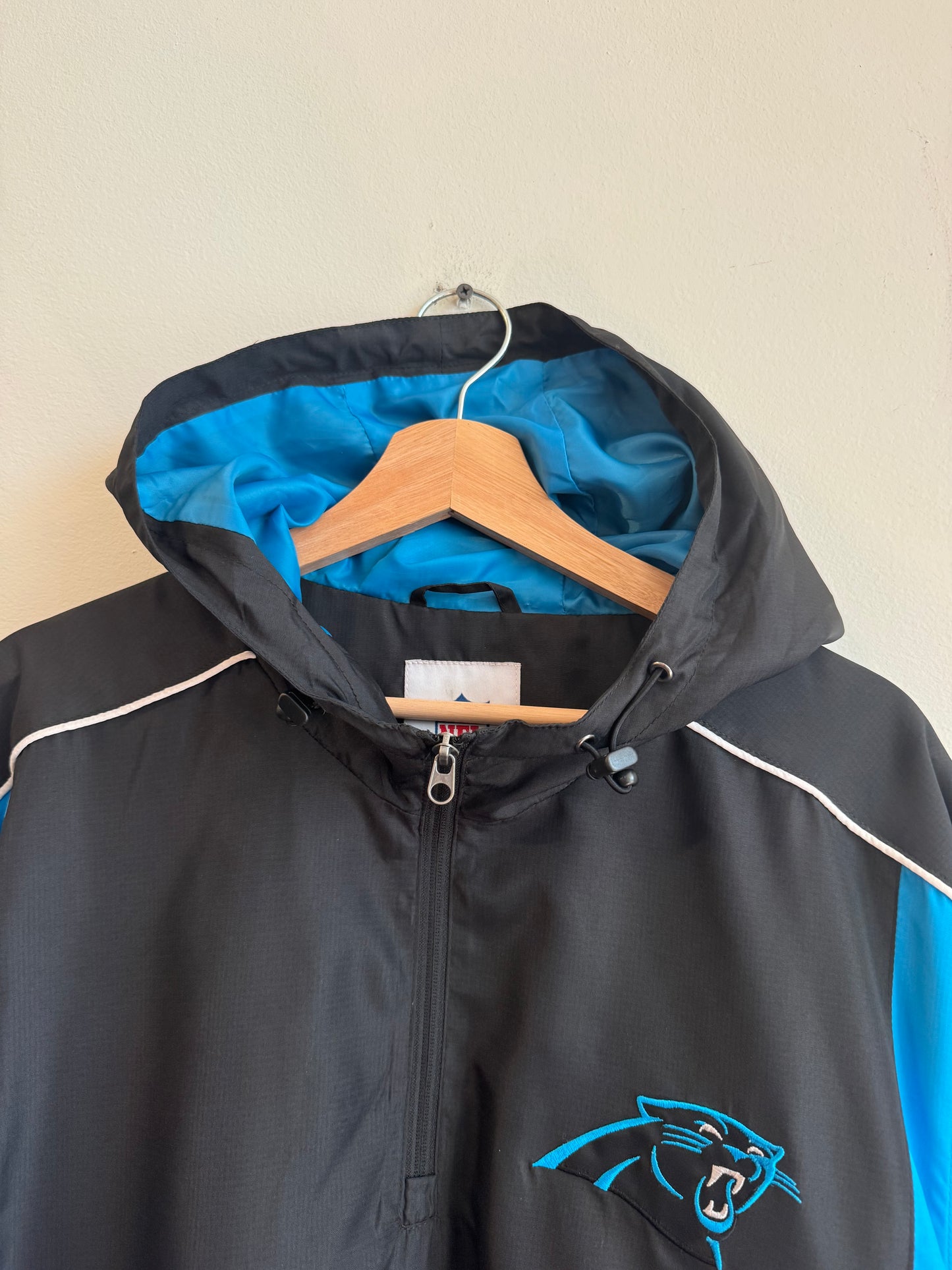2010s Carolina Panthers Hooded NFL Windbreaker (XL)