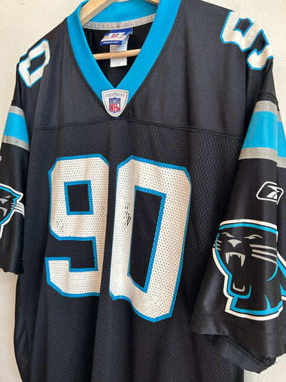 00s Carolina Panthers Julius Peppers Home Jersey (L)
