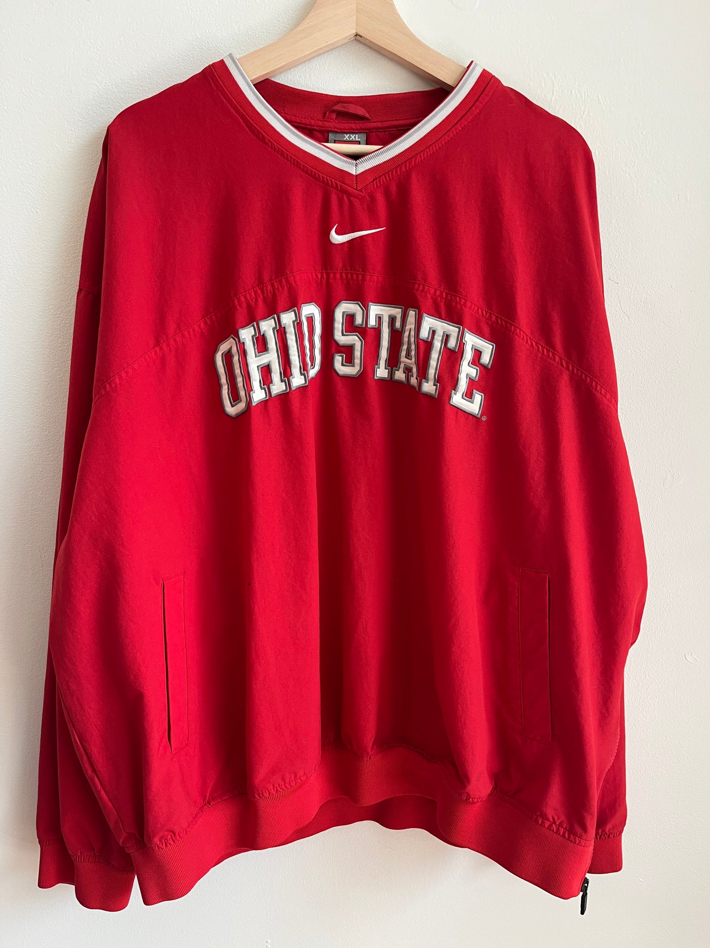 2000s Ohio State Nike Swoosh Windbreaker (XXL)