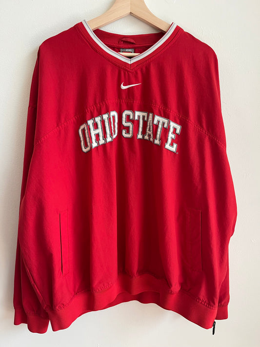 2000s Ohio State Nike Swoosh Windbreaker (XXL)