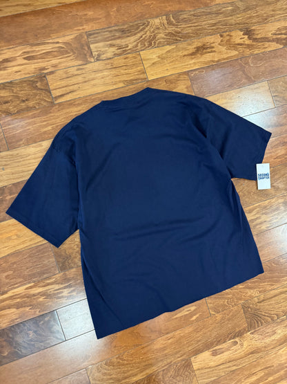 2004 New England Patriots VS Carolina Panthers Super Bowl Reebok Cropped Tee (L)