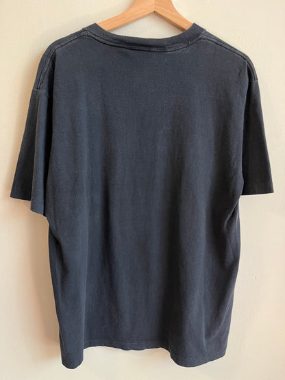 90s Carolina Panthers Thumbs Up Faded Helmet Tee (L)