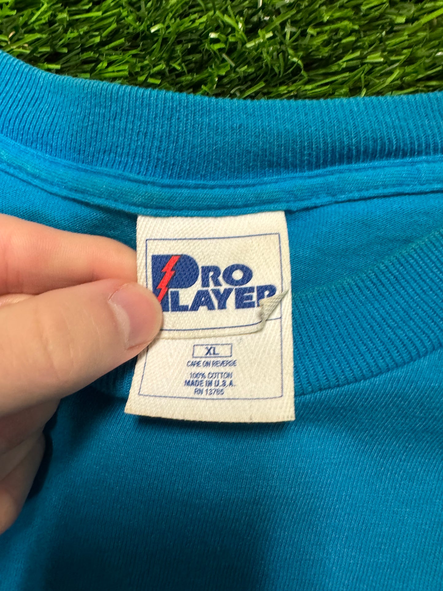 90s Carolina Panthers Pro Player Front/Back Vintage Tee (XL)