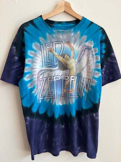 2010s Led Zepplin Tie Dye Music Tee (M)