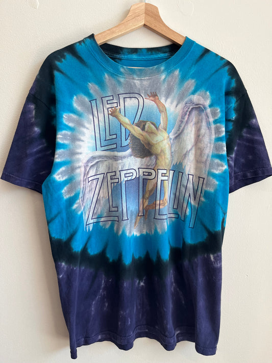 2010s Led Zepplin Tie Dye Music Tee (M)