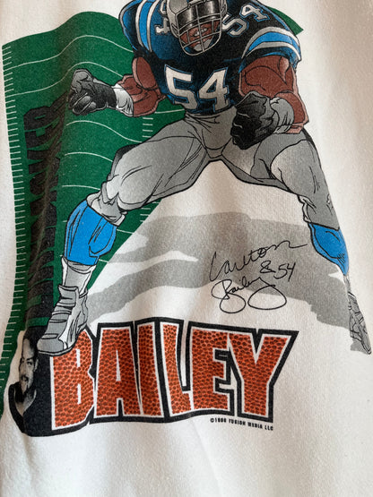 1996 Carolina Panthers Carlton Bailey Linebacker Crewneck (XL)