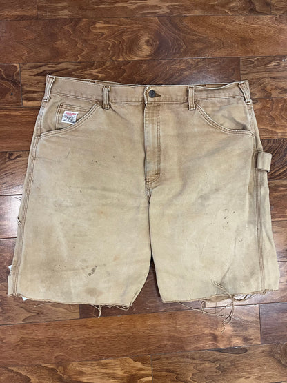 90s Pointer Brand Tan Carpenter Shorts (38)