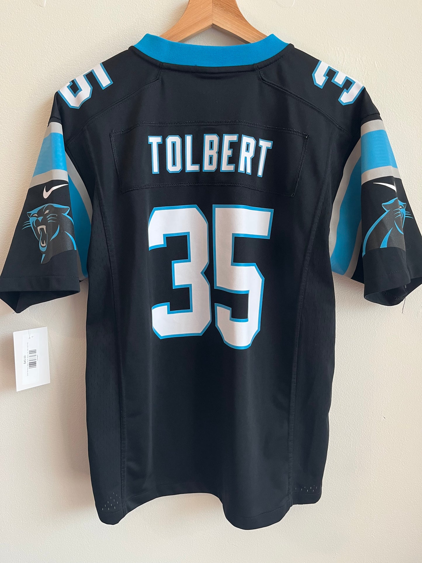 2016 \Carolina Panthers NFL Mike Tolbert #35 Nike Jersey (Youth L)