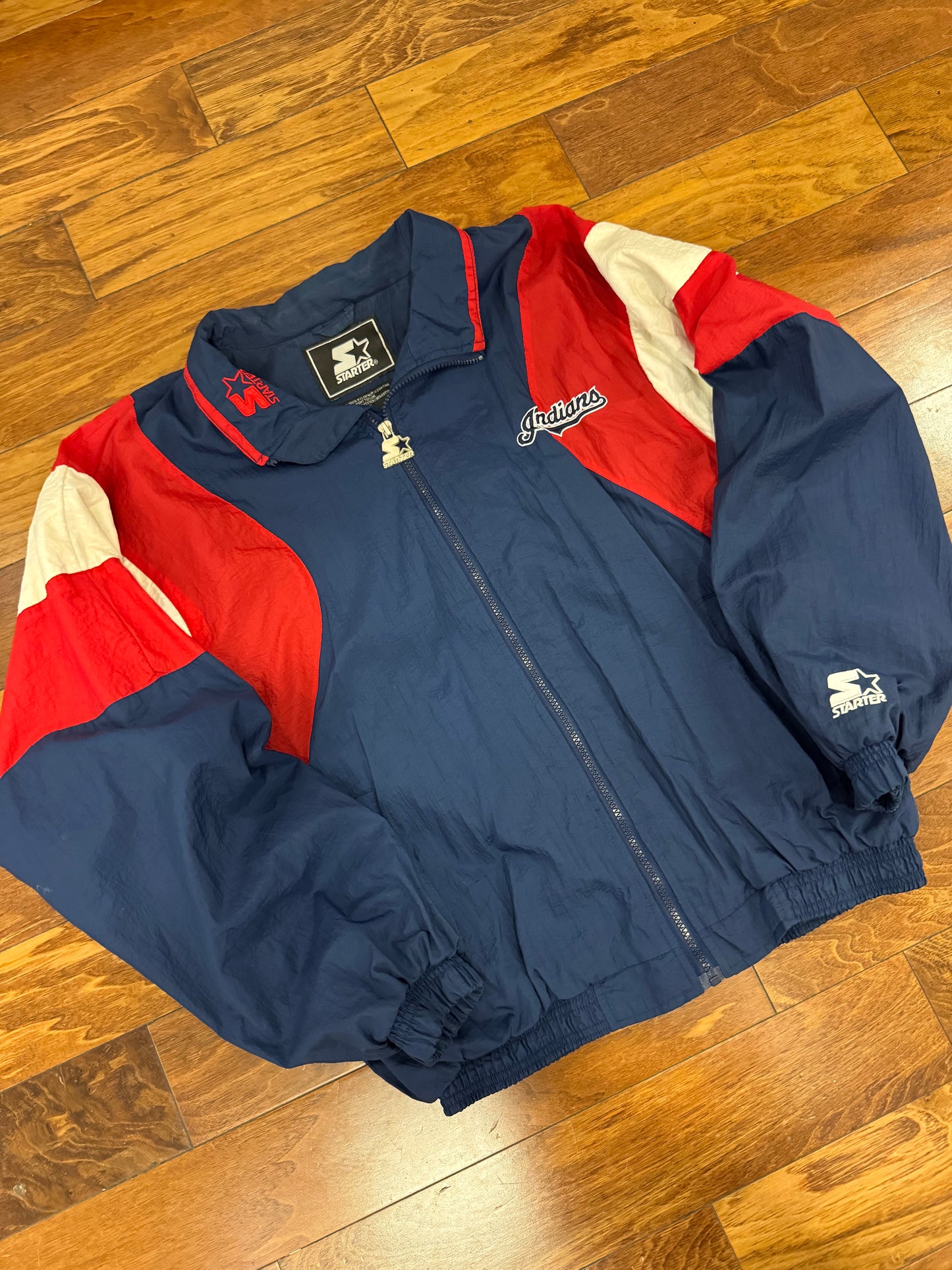 90s Cleveland Indians Starter Windbreaker (L)