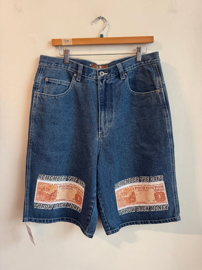00s Member's Property “Remember The Days” Baggy Shorts