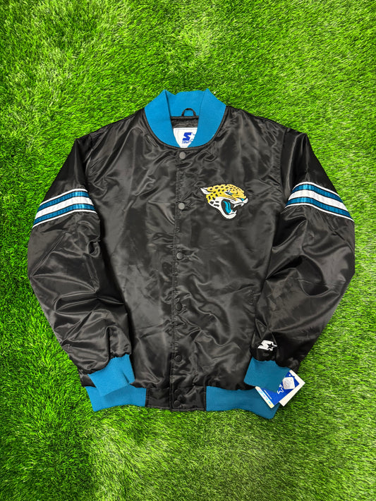00s Jacksonville Jaguars Vintage Starter Deadstock Satin Jacket (XL)