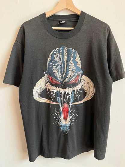 1993 Black Spawn Violator Crazy Graphic Villain Tee (L)