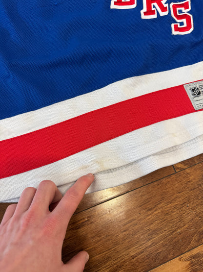 00s NY Rangers Henrik Lundqvist Reebok Hockey Jersey (M)