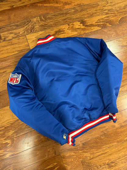 80s New England Patriots Old Logo Vintage Starter Satin Jacket (L)