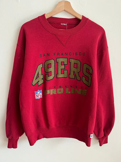 1996 San Francisco 49ers Russell Crewneck (M)