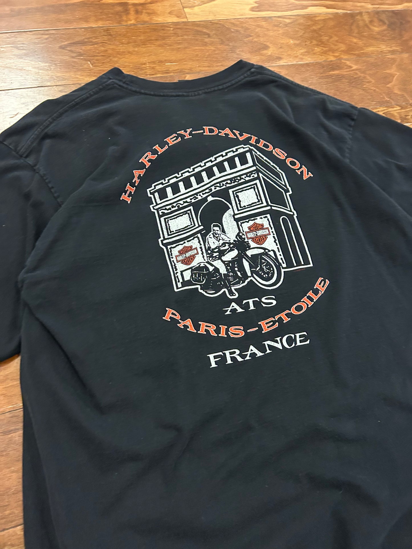 2006 Harley Davidson Vintage Paris France Tee (XL)