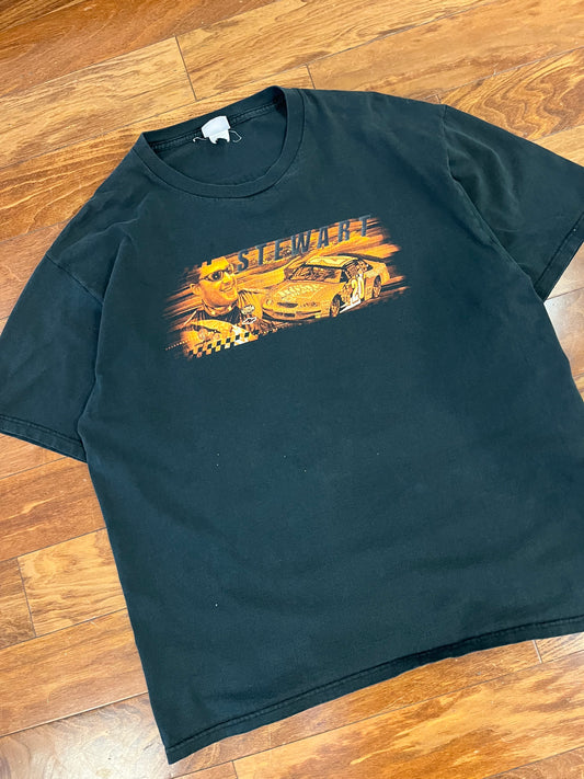 2004 Tony Stewart Nascar Black Tee (XL)