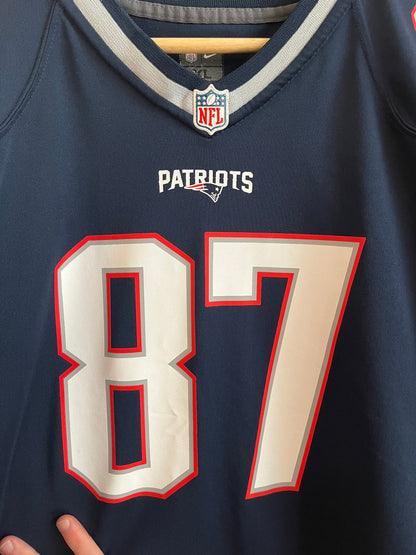 00s New England Patriots Rob Gronkowski Jersey (Youth XL)