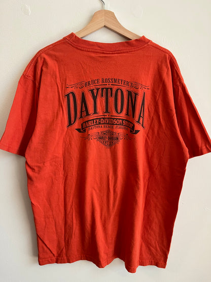 2006 Harley Davidson Orange Daytona Tee (XL)