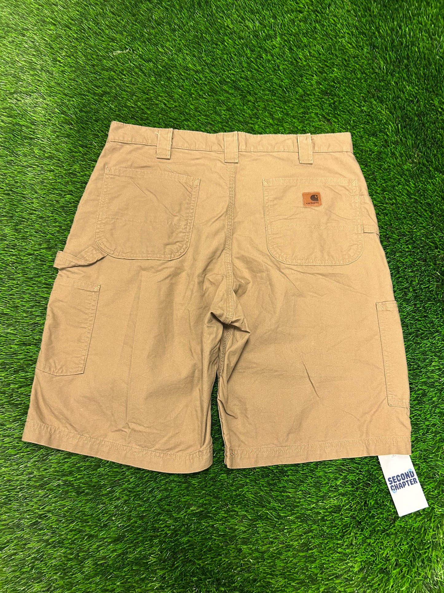2011 Carhartt Tan Workwear Carpenter Vintage Workwear Shorts (36)