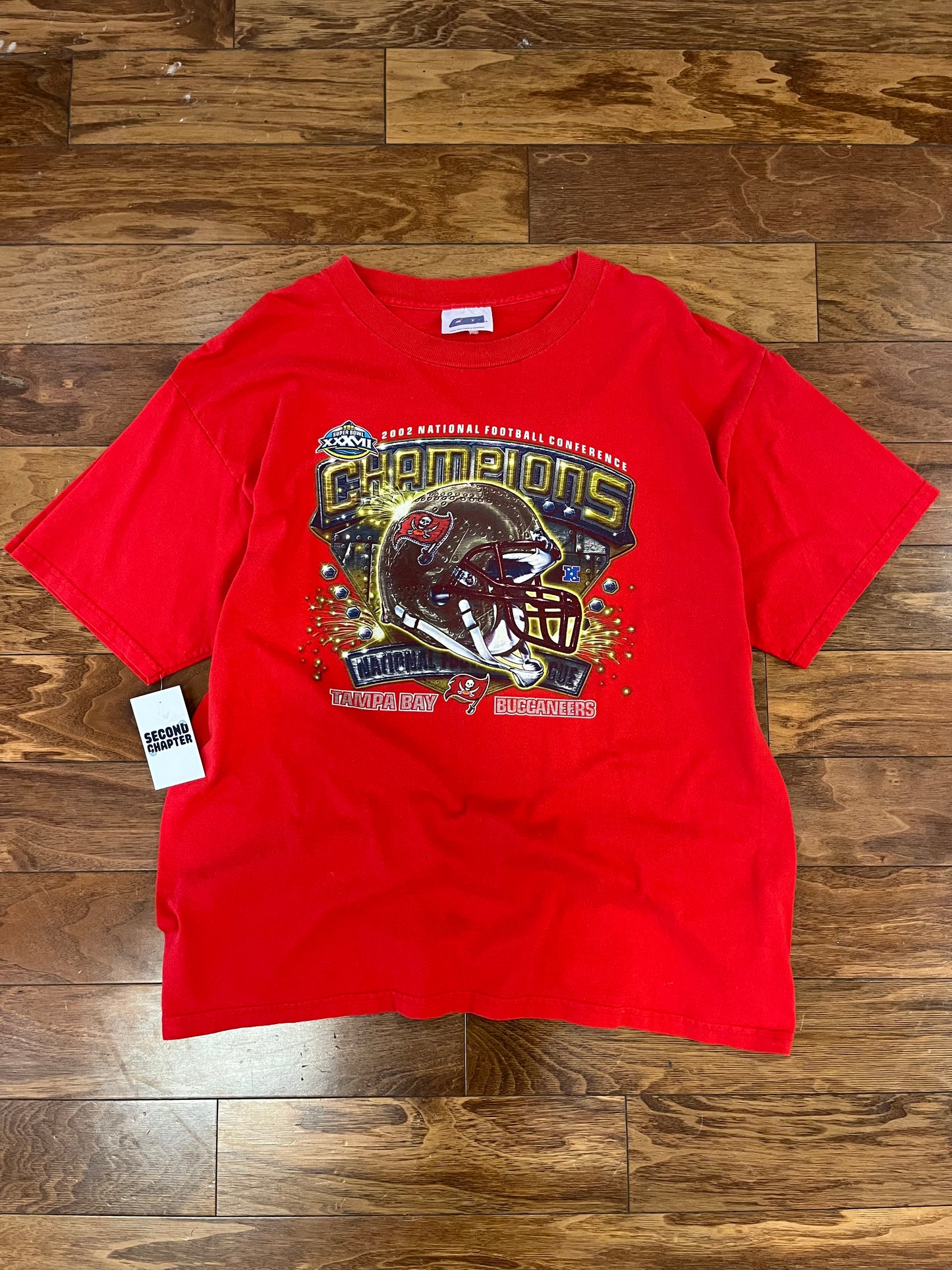 2002 Tampa Bay Buccaneers Super Bowl Tee (XL)