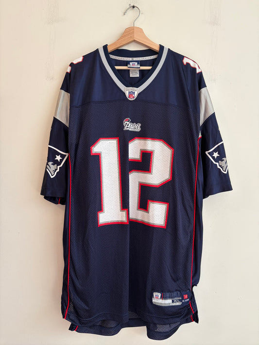 00s New England Tom Brady Reebok Home Jersey (XL)