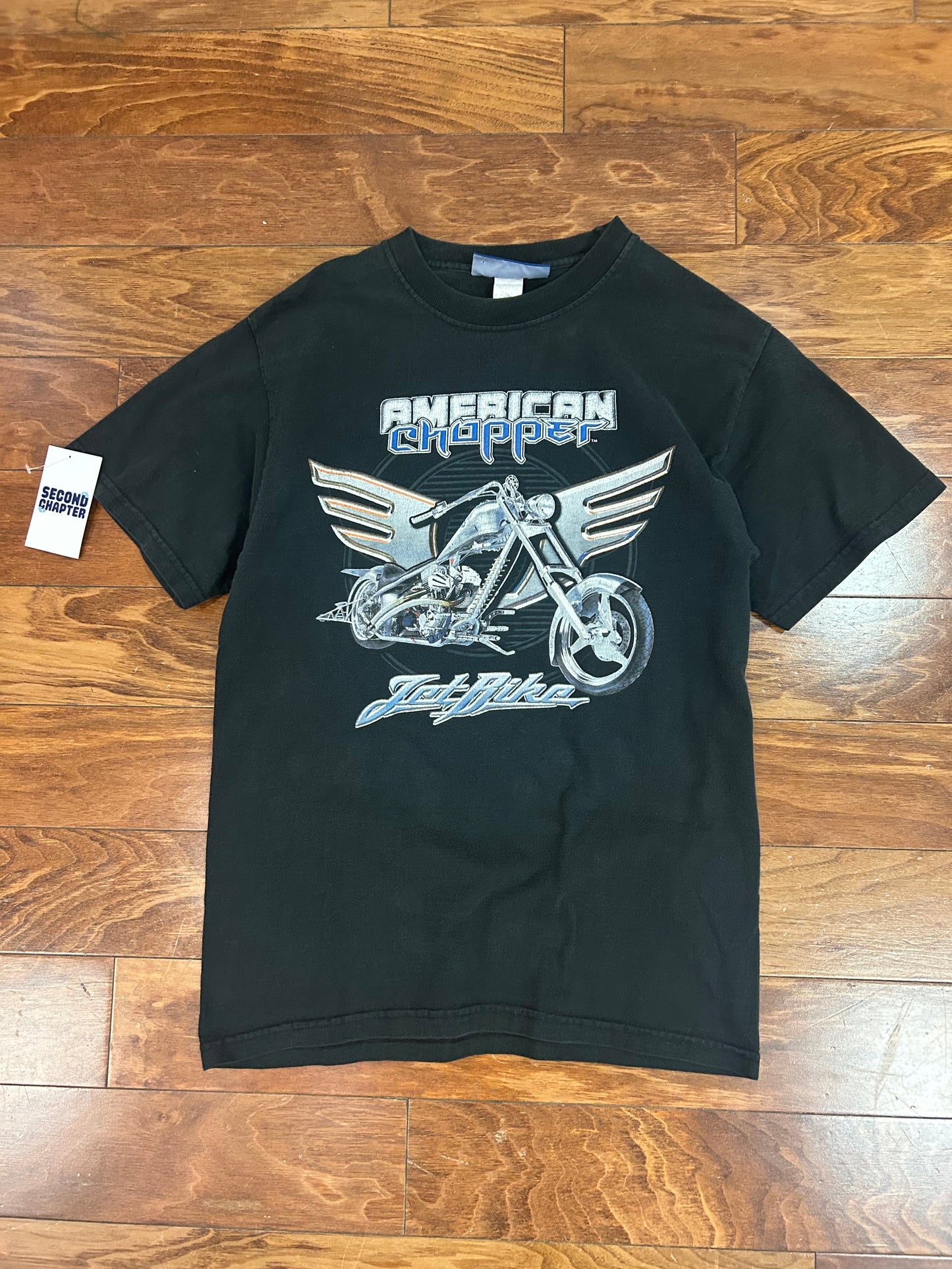2004 American Chopper Jet Bike Vintage Faded Tee (S)
