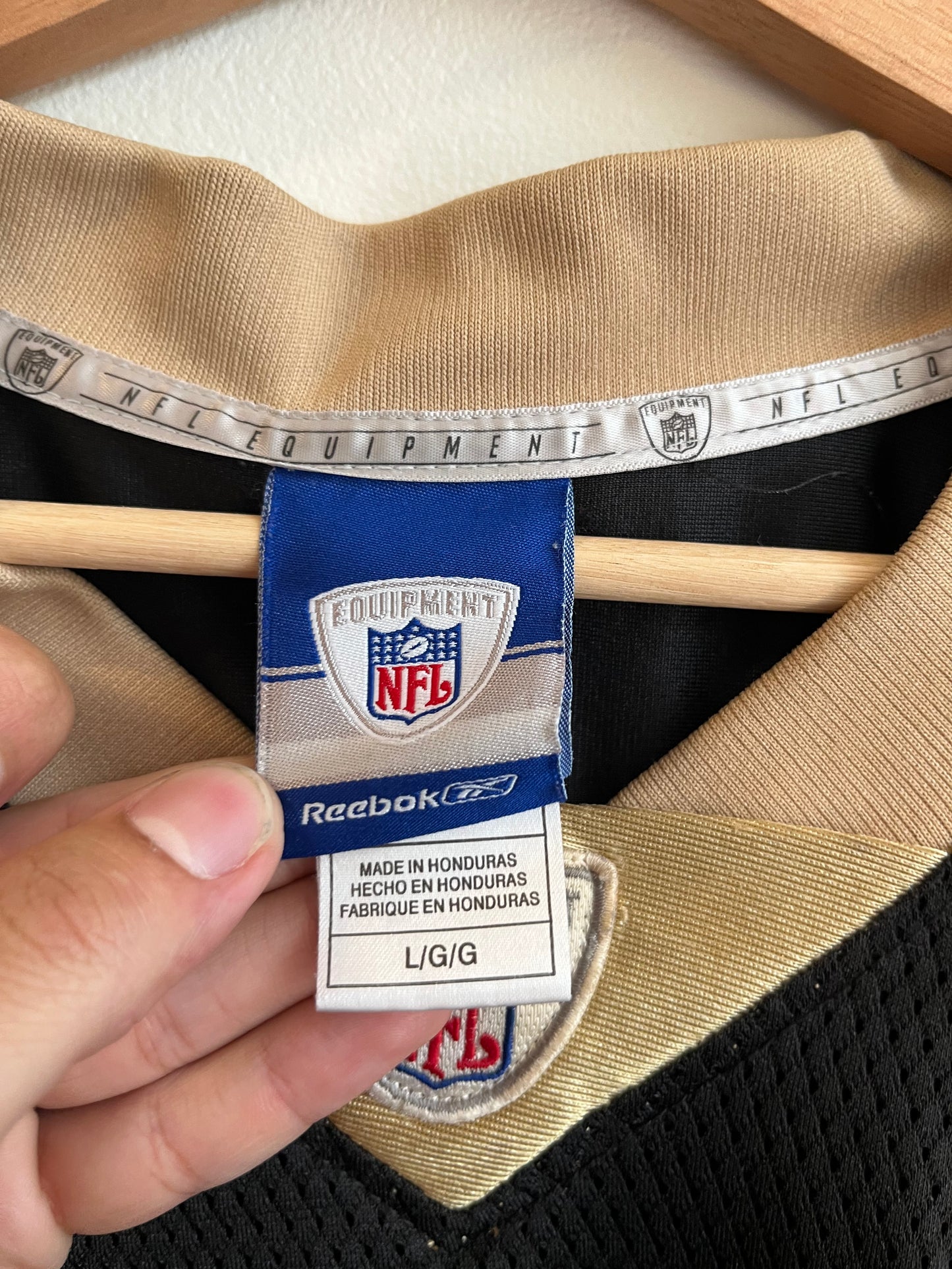00s New Orleans Saints Drew Brees  #9 Reebok Jersey (L)