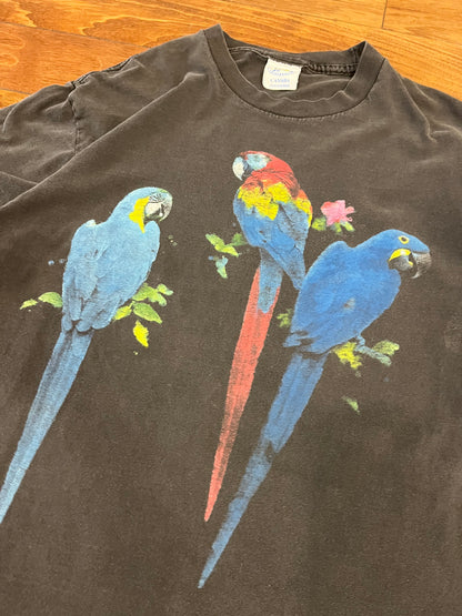 90s Parrots Nature Tee (L)