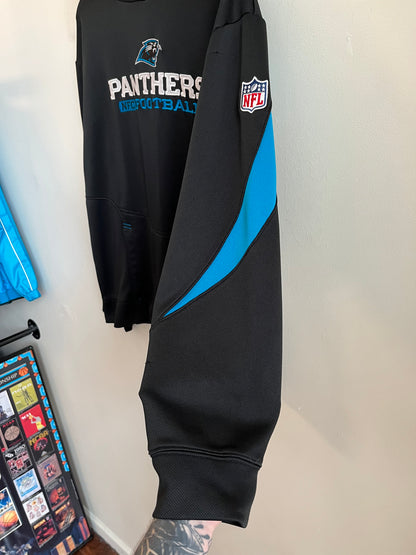 00s Carolina Panthers Reebok Athletic Hoodie (L)