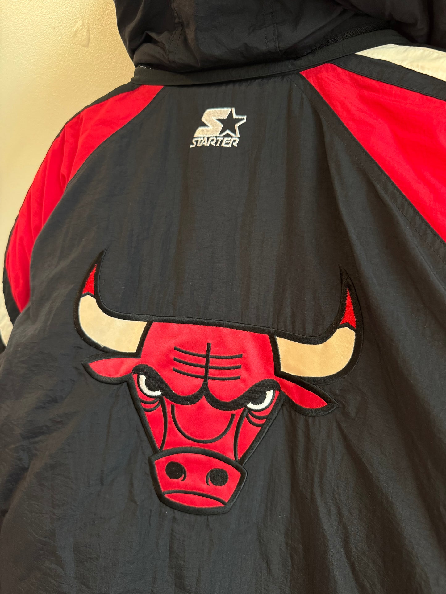 90s Chicago Bulls NBA Starter Puffer Jacket (L)