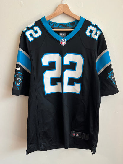 2010s Carolina Panthers Christian McCaffery #22 Home Jersey (M)
