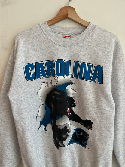 1993 Carolina Panthers  Breakthrough Graphic Crewneck (M)