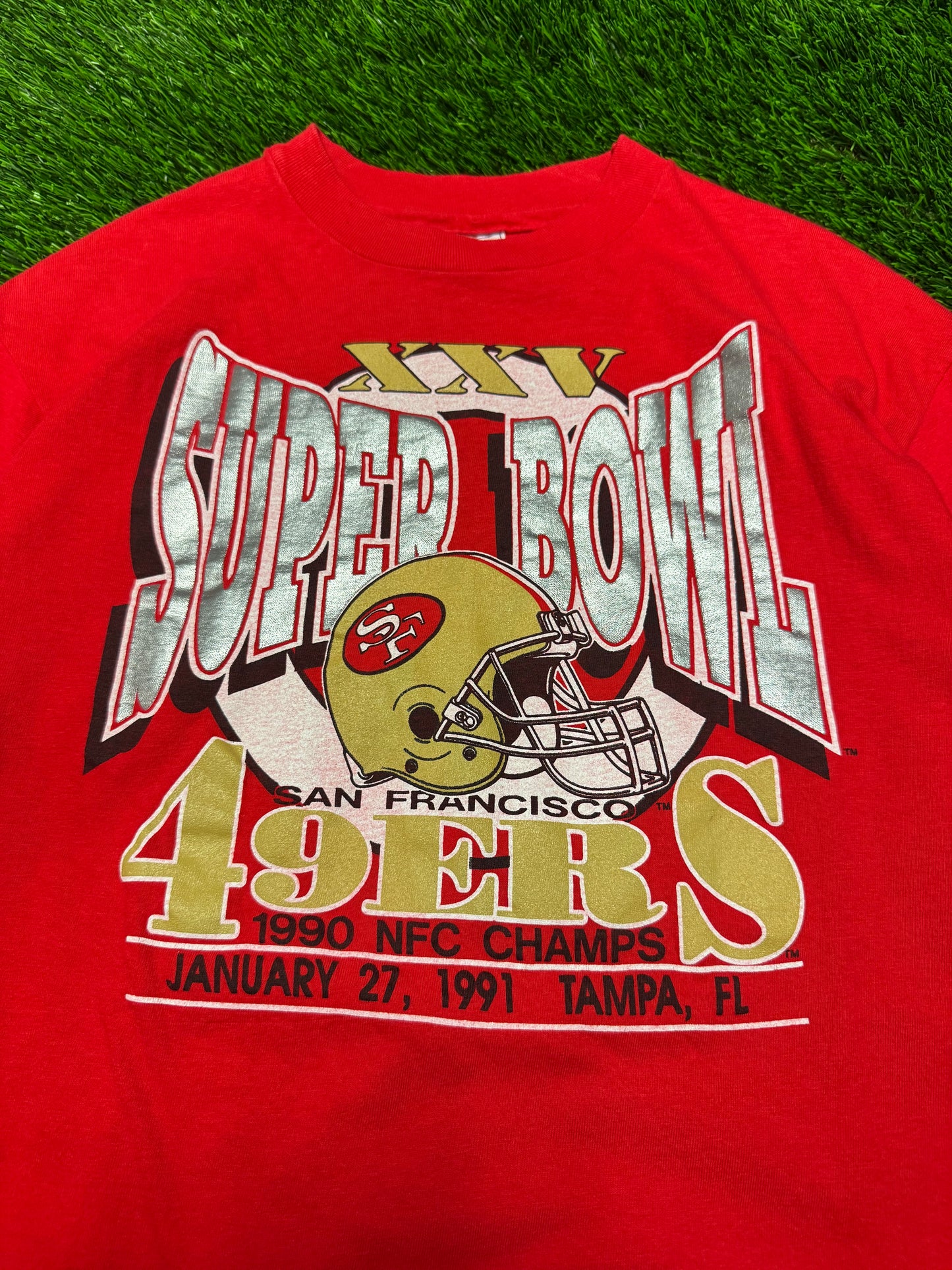 1991 San Francisco 49ers Super Bowl XXV Tee (L)