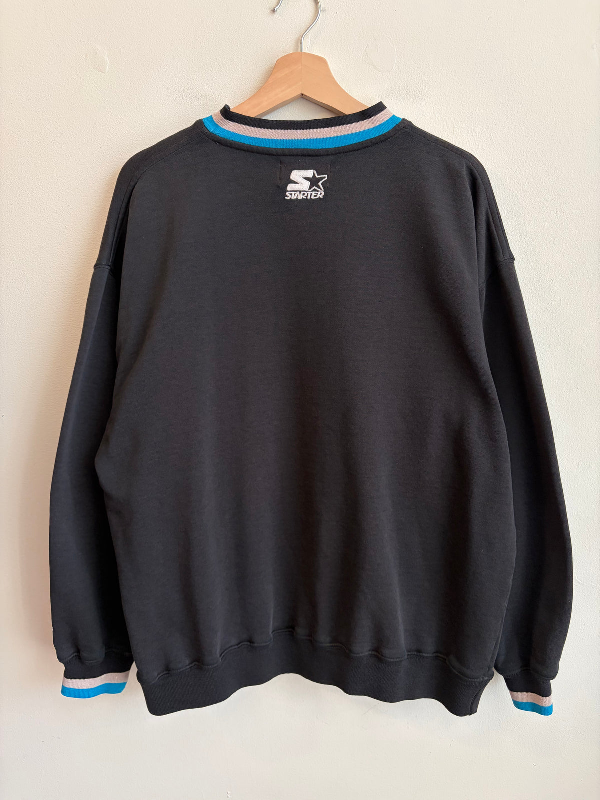 90s Carolina Panthers Starter Embroidered Crewneck (L)