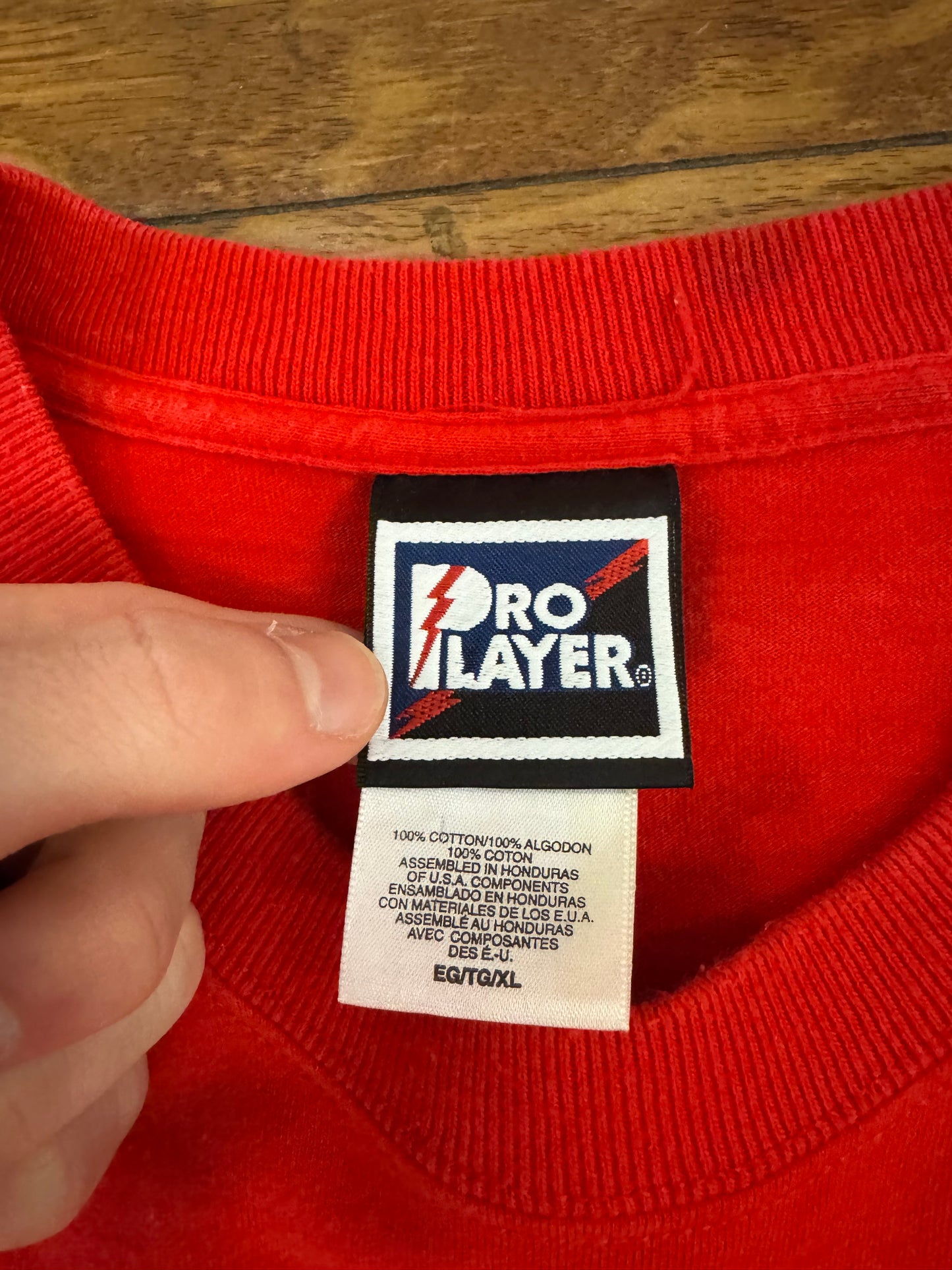 90s North Carolina State University (NC State) Pro Player Vintage Cropped Tee (XL)