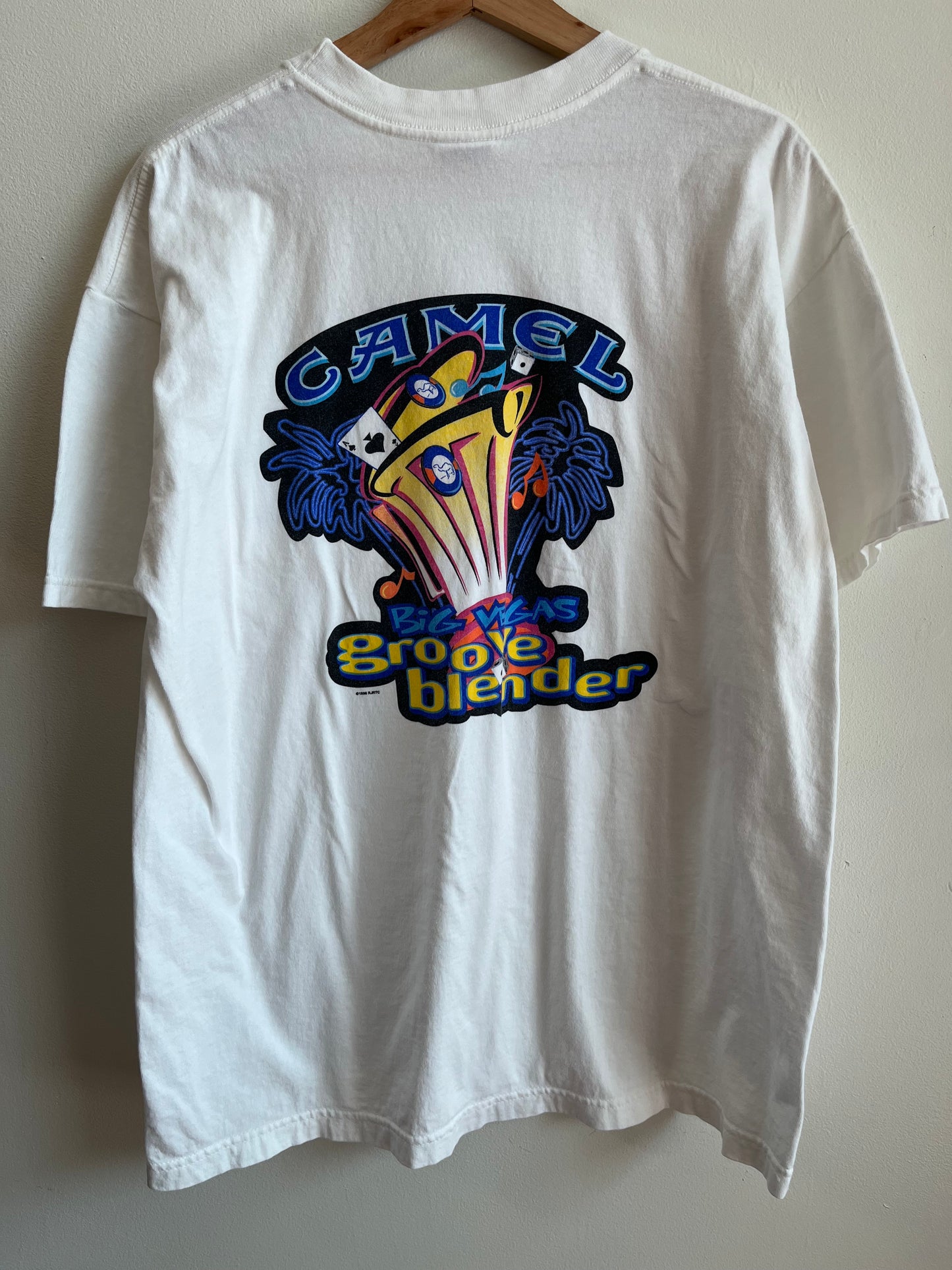 1996 Camel Cigarettes Groove Blender Pocket Tee (XL)