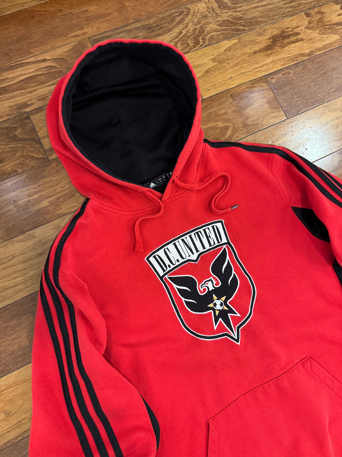 2013 DC United Adidas Soccer Hoodie (L)