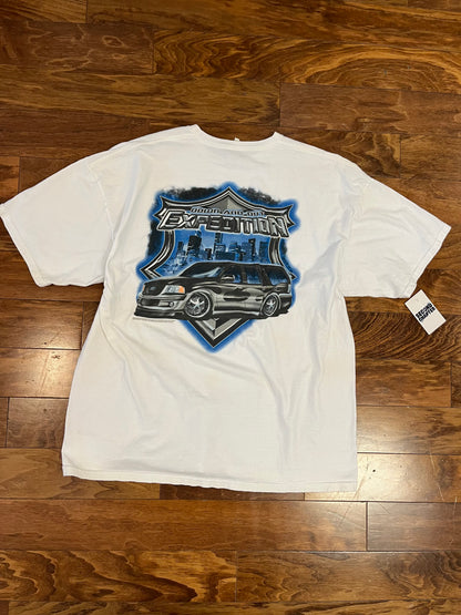 00s Ford Expedition White Graphic Tee (XXL)