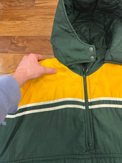 90s Green Bay Packers Puma Puffer Jacket (Youth XL)