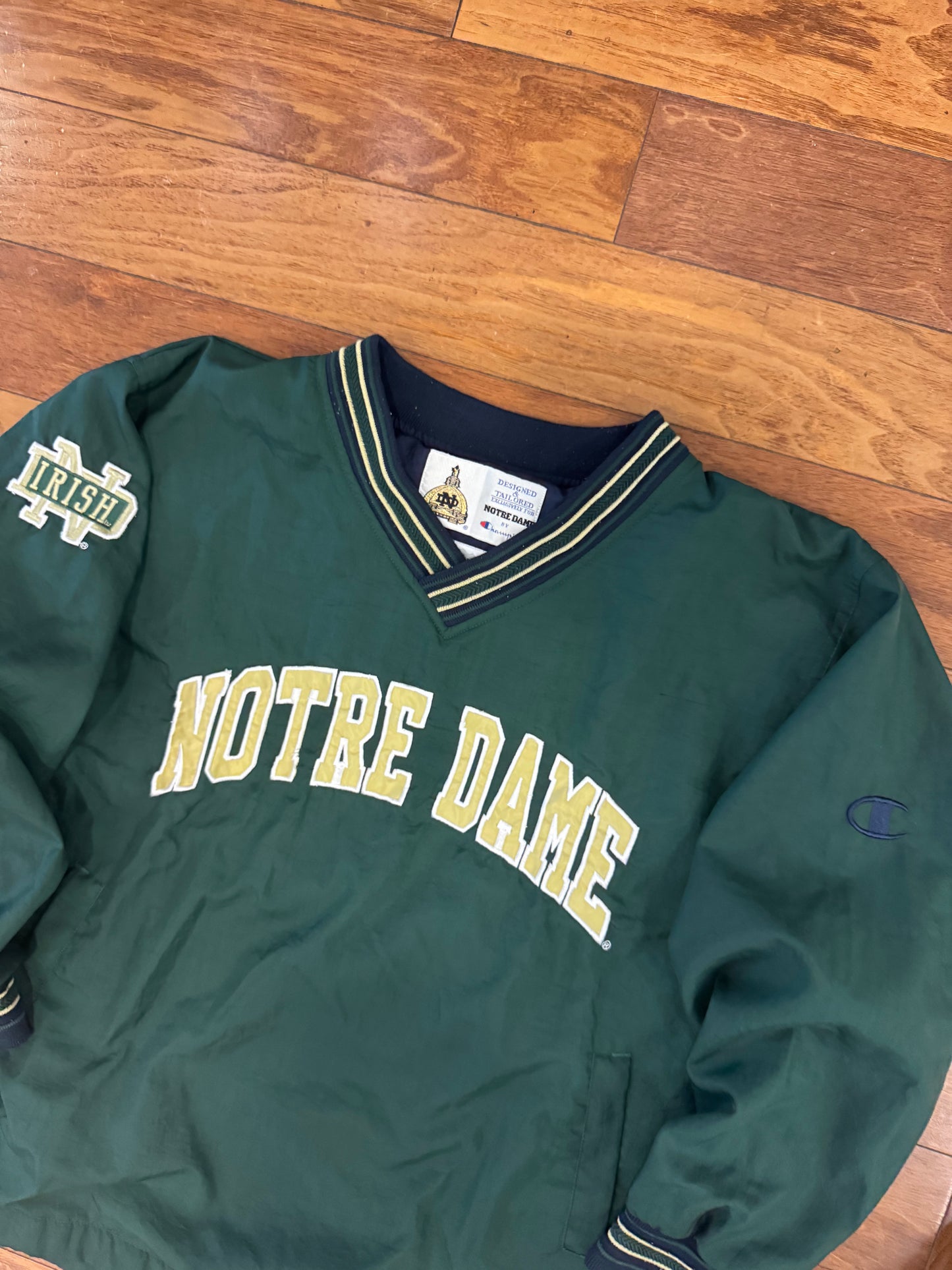 90s Notre Dame Champion Windbreaker (L)