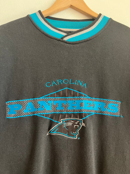 90s Carolina Panthers Vintage Starter Embroidered Crewneck (XL)