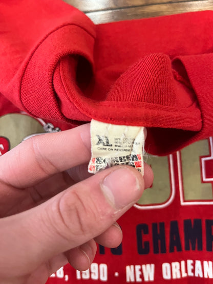 1990 San Francisco 49ers Super Bowl Tee (L)